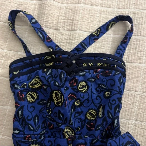 Cartonnier Blue and Yellow Patterned Jumpsuit - Picture 4 of 10